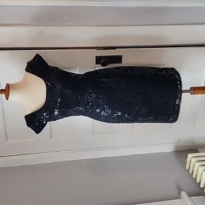 Aidan Mattox Sequin Cap Sleeve Dress, Size 4